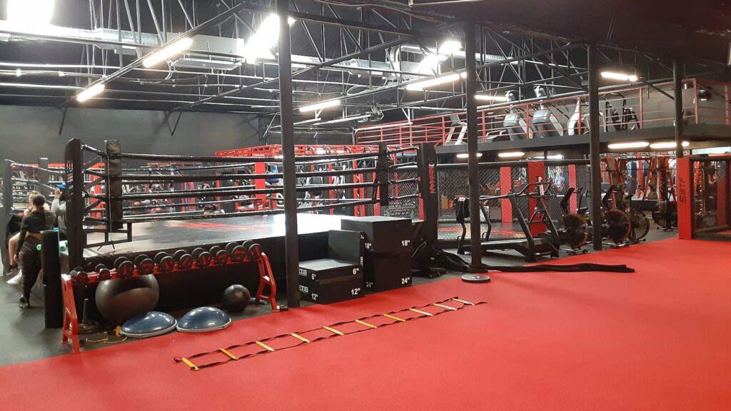 Dallas Fight Club @ Self Made Training Facility SMTF Boxing Ring & Workout Equipment